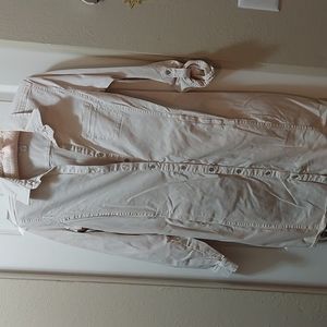 J.Jill stretch cotton shirt dress